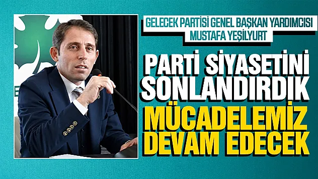 Davutoğlu'nun Kararı Sonrası İlk Açıklama Mustafa Yeşilyurt'tan geldi