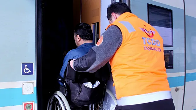 Demir yollarında 9 milyon engelli yolcuya ücretsiz seyahat imkanı tanındı