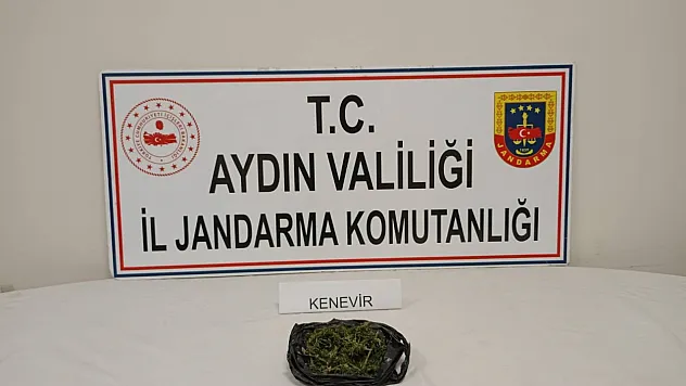 Denetimi fark edince uyuşturucuyu yol kenarına attı