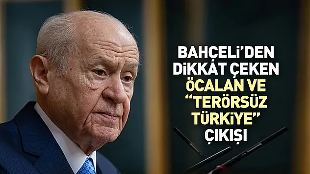 Devlet Bahçeli: 'Öcalan'ın statüsü yok sayılmamalı, yeni bir koordinasyon yapısı kurulmalı'