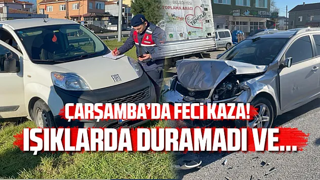 Dikbıyık'ta ışıklarda feci kaza! 6 yaralı