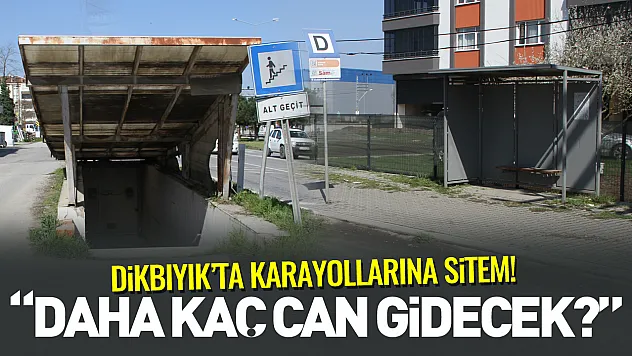Dikbıyık'ta Karayollarına sitem: 'Daha kaç can gidecek?'