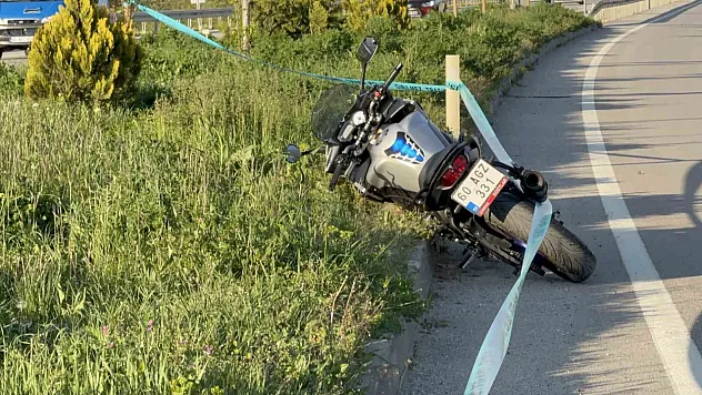 Direksiyon hâkimiyetini kaybeden motosiklet sürücüsü hayatını kaybetti