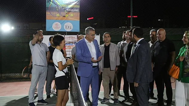 Diyarbakır İl Sağlık Müdürlüğü Tenis Turnuvası başladı