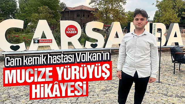 Doktorlar yürüyemez dedi, o pes etmedi: Şimdi Çarşamba'yı tanıtıyor