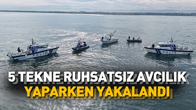 Dronla tespit edilen kaçak midye avcılarına 472 bin lira ceza