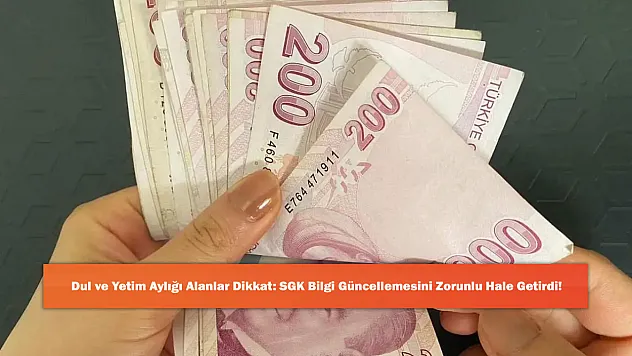 Dul ve Yetim Aylığı Alanlar Dikkat: SGK Bilgi Güncellemesini Zorunlu Hale Getirdi!