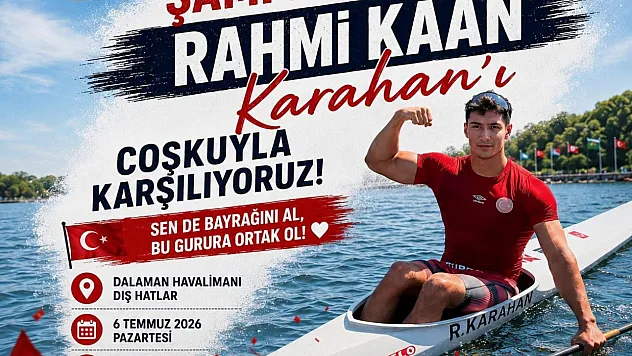 Dünya şampiyonu Rahmi Kaan Karahan memleketinde törenle karşılanacak