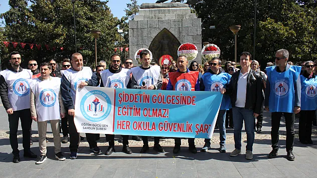 Eğitimcilerden 'Şanlıurfa' protestosu! 'Kalıcı tedbir istiyoruz'