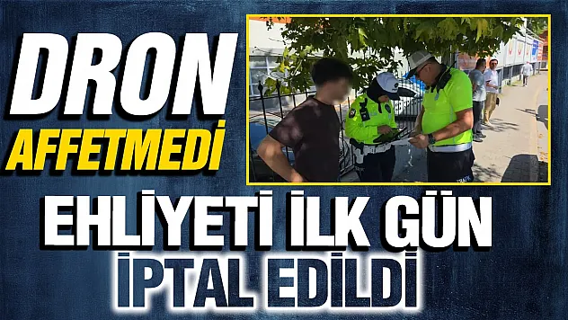 Ehliyetini Aldığı Gün Trafik Kuralını İhlal Etti
