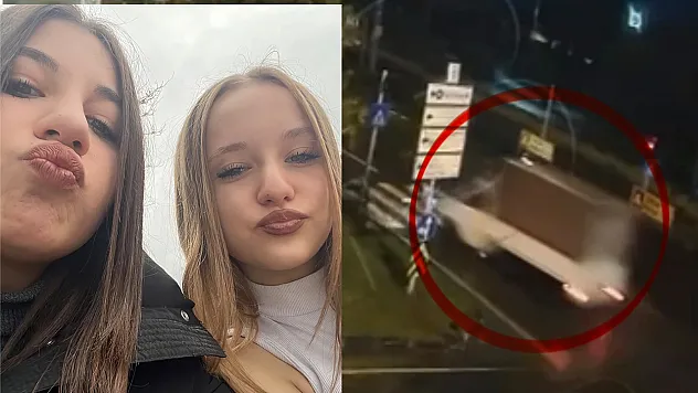 Elifnaz ve Rabia'yı hayattan kopartan kazanın görüntüleri ortaya çıktı