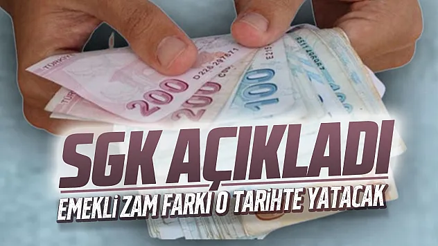 Emeklinin beklediği zam ödemesi açıklandı