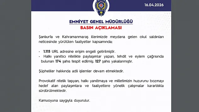 Dijital teröre geçit yok! Emniyet'ten okul saldırıları hakkında flaş açıklama!