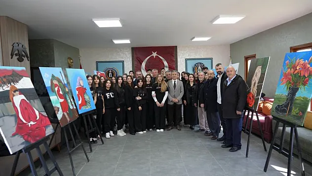 EMŞAV ve lise öğrencilerinden anlamlı sergi