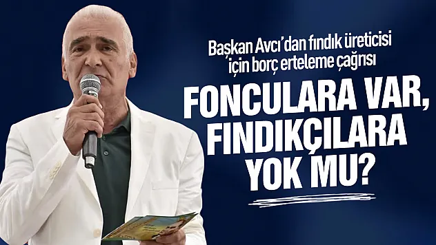 Erdal Avcı: Borçlar yıl sonuna kadar ertelensin