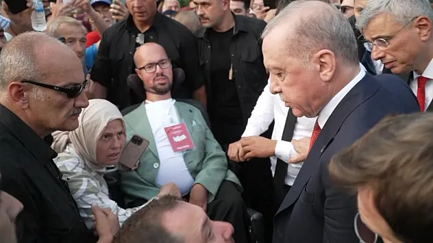 Erdoğan'dan Samsun'da duygulandıran jest