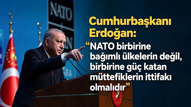 Erdoğan: 'NATO birbirine güç katan müttefiklerin ittifakı olmalıdır'