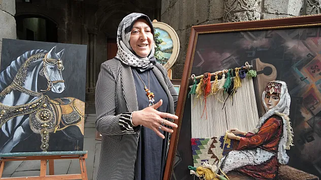 Erzurum'da Çöpe Gidecek Malzemeler Sanat Eserine Dönüşüyor