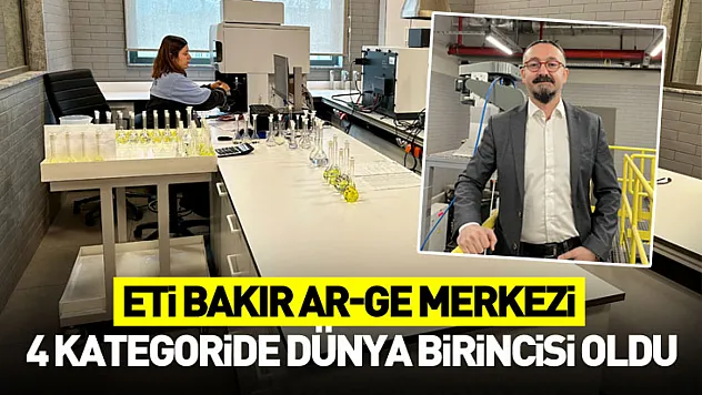 Eti bakır AR-GE Merkezi 4 kategoride dünya birincisi oldu