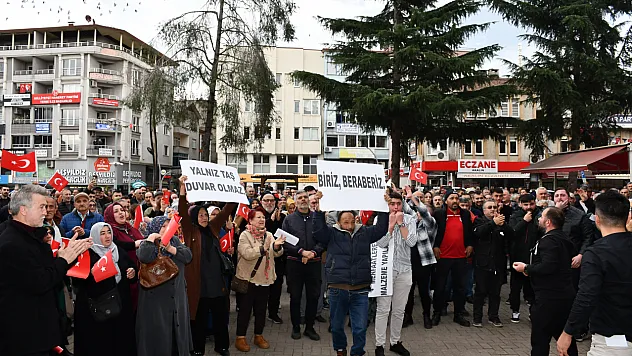 Evci Mahallesi sakinlerinden idari yapı değişikliğine tepki
