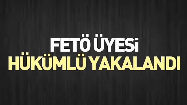 FETÖ Üyesi Hükümlü Yakalandı