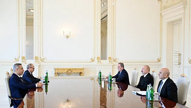 Fidan'dan Bakü'de Aliyev'e ziyaret