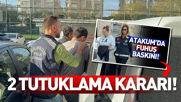 Fuhuş baskınında 2 tutuklama!