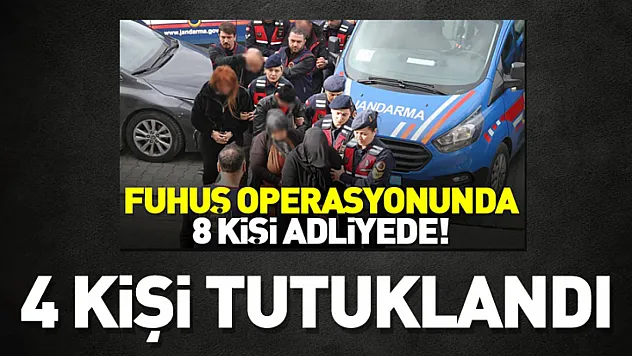 Fuhuş operasyonunda 4 kişiye tutuklama
