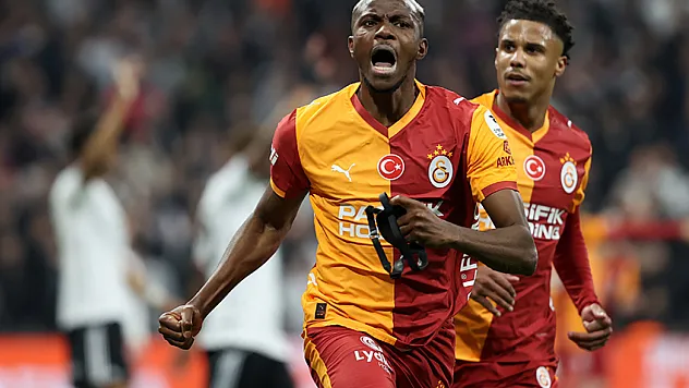Galatasaray derbiyi kazandı: Beşiktaş'ı Osimhen yıktı