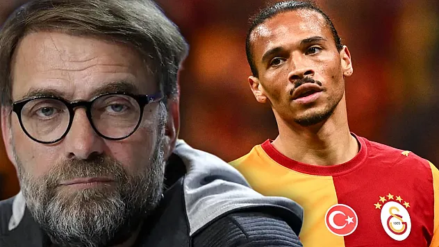 Galatasaraylı Leroy Sane'ye Jürgen Klopp'tan kötü haber