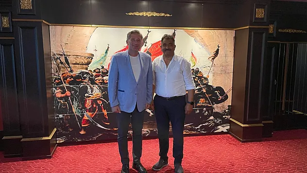 Gazeteci Şeker'den Başkan Candal'a ziyaret