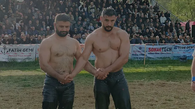 Geyikkoşan'da başpehlivan Mustafa Taş oldu