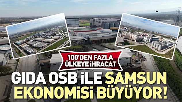 Gıda OSB ile Samsun ekonomisi büyüyor