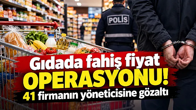 Gıda tedarik firmalarına operasyon