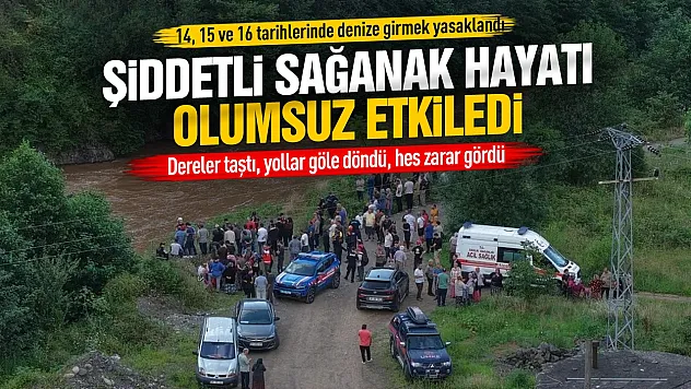 Denize girmek yasaklandı