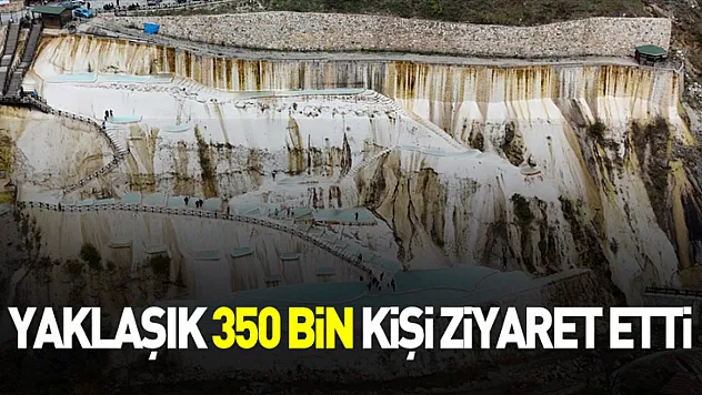 Göksu travertenlerine yoğun ilgi