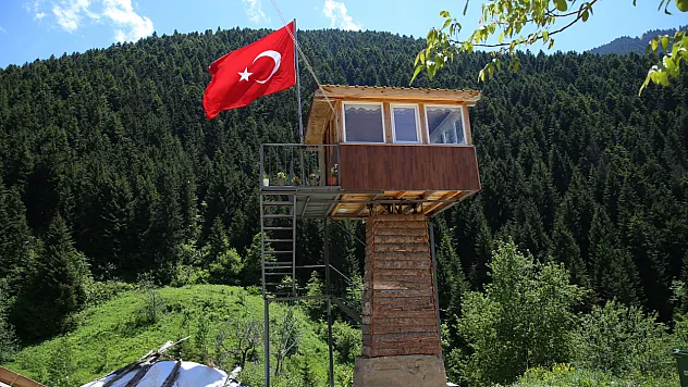 Gözetleme kulesi değil ev