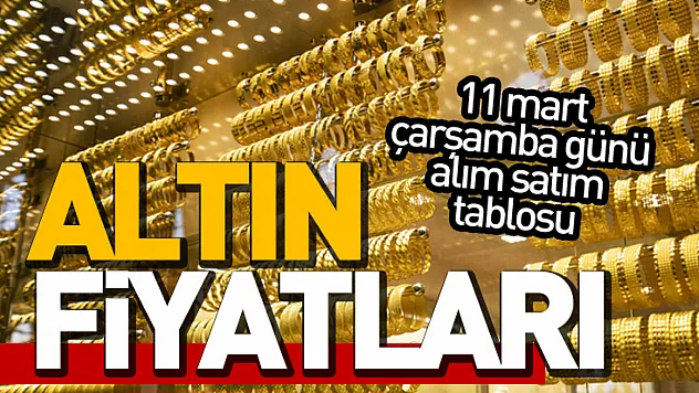 Gram, Çeyrek, Cumhuriyet altını bugün ne kadar? (11 Mart 2026)