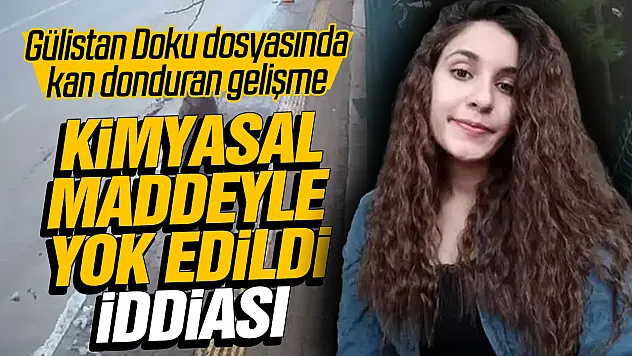 Gülistan Doku dosyasında kimyasal maddeyle yok edildi iddiası
