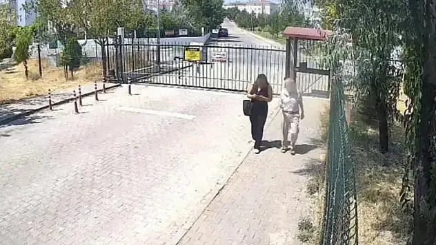 Güvenlikli siteye sızan sahte polis torun korkusuyla firar etti