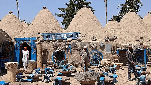 Harran'ın kubbeli evleri kavurucu sıcakta serinlik yaşatıyor