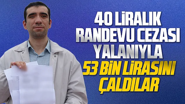 Hastane randevusu almak isteyen görme engelli dolandırıldı