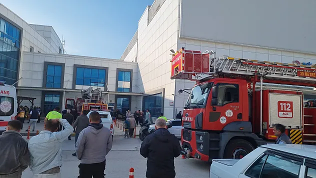 Hastanede yangın paniği