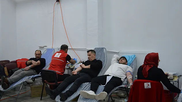 Havza'da 121 ünite kan toplandı