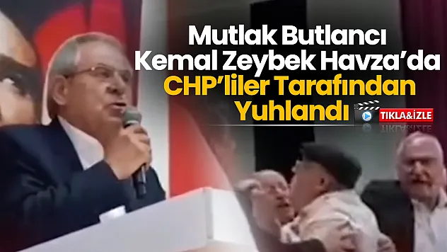 Havza'da CHP'lilerden Kemal Zeybek'e Protesto