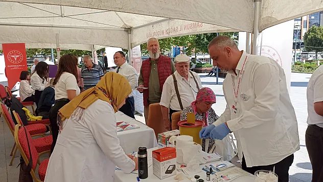 Havza'da Halk Sağlığı Haftası etkinliği: Erken teşhis ve koruyucu hekimliğe dikkat çekildi