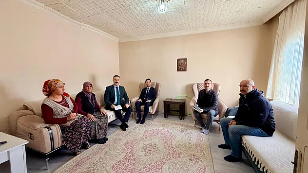 Havza'da ihtiyaç sahibi hanelere Kaymakam ziyareti
