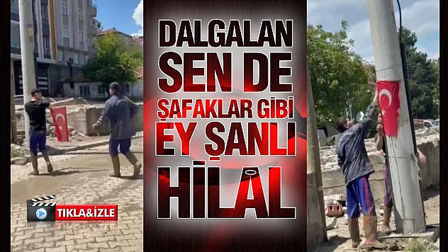 Havza'da jandarmanın bayrak hassasiyeti duygulandırdı