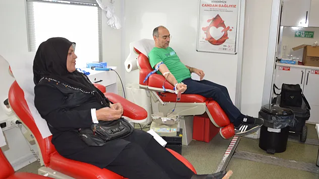 Havza'da kan bağışı