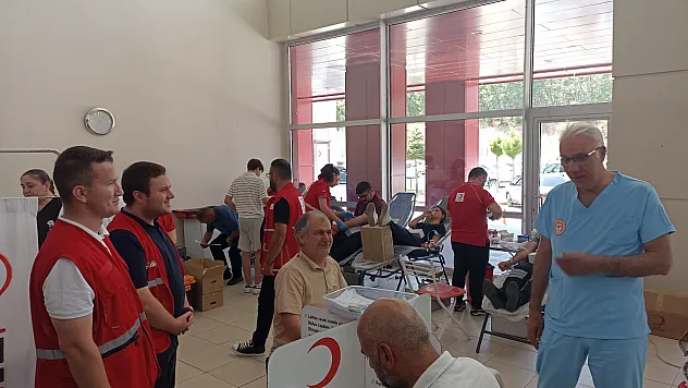 Havza'da kan bağışına yoğun ilgi
